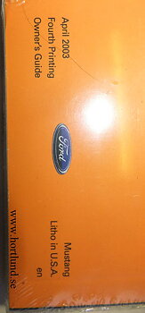 2004 Ford Mustang Owner´s Guide