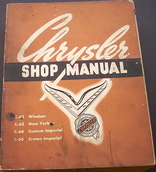 1954 Chrysler och Imperial Shop Manual