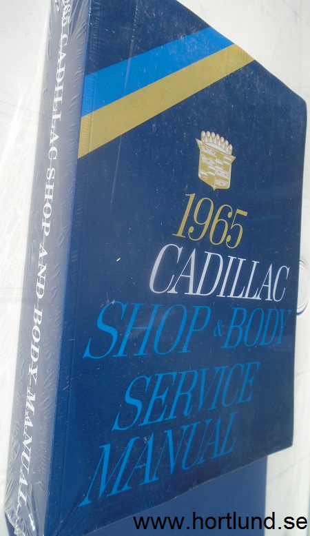 1965 Cadillac Shop and Body Manual