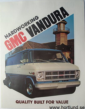 1982 GMC Vandura Broschyr