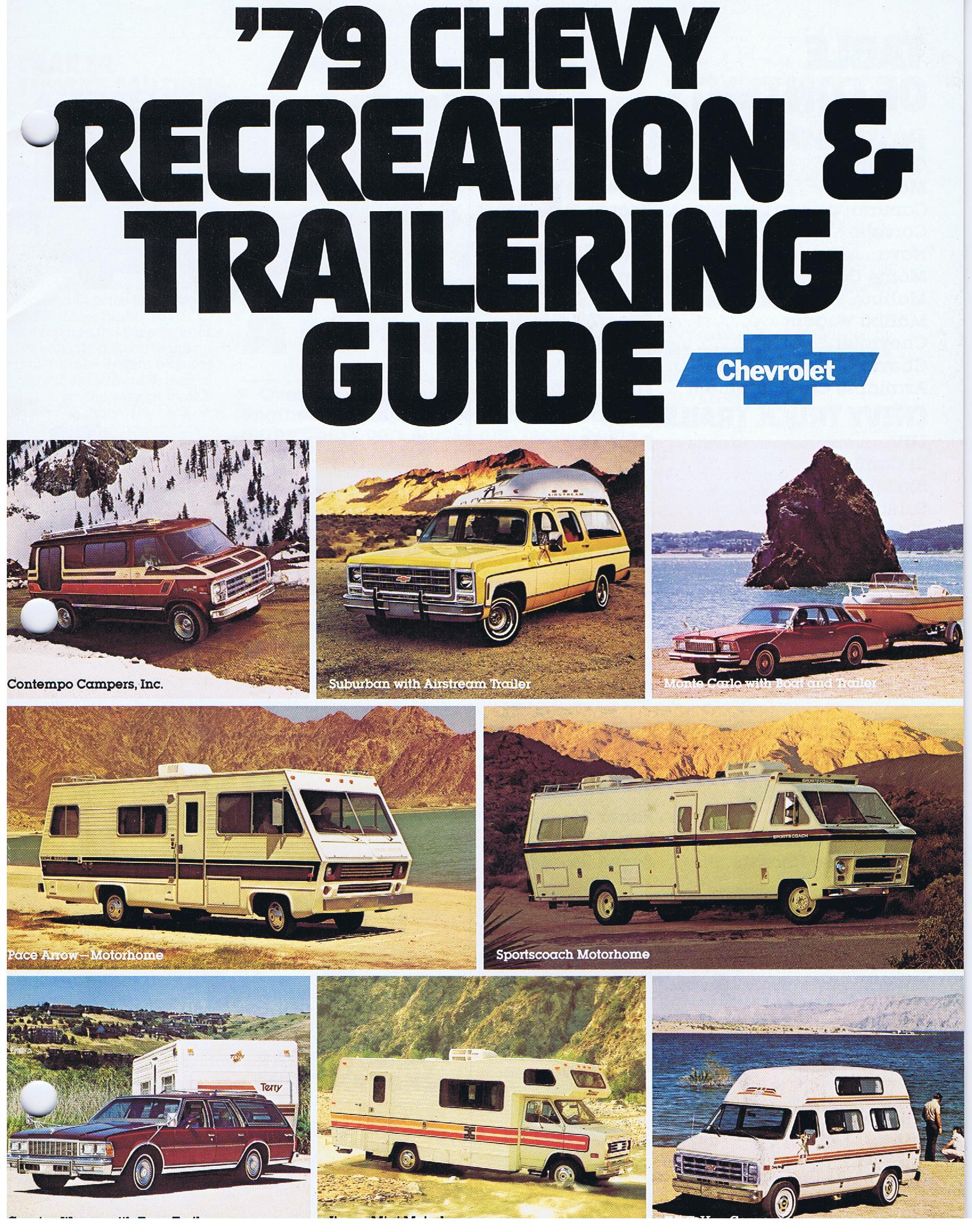 1979 Chevrolet Recreation & trailering Guide broschyr