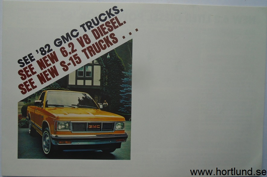 1982 GMC Trucks Broschyr
