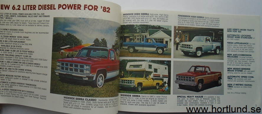 1982 GMC Trucks Broschyr - 2