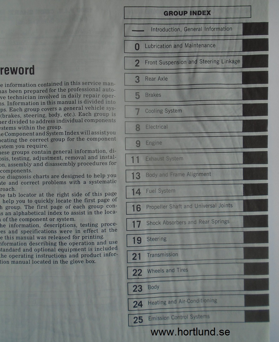 1988 Chrysler Dodge Plymouth Rear Wheel Drive Service Manual - 2