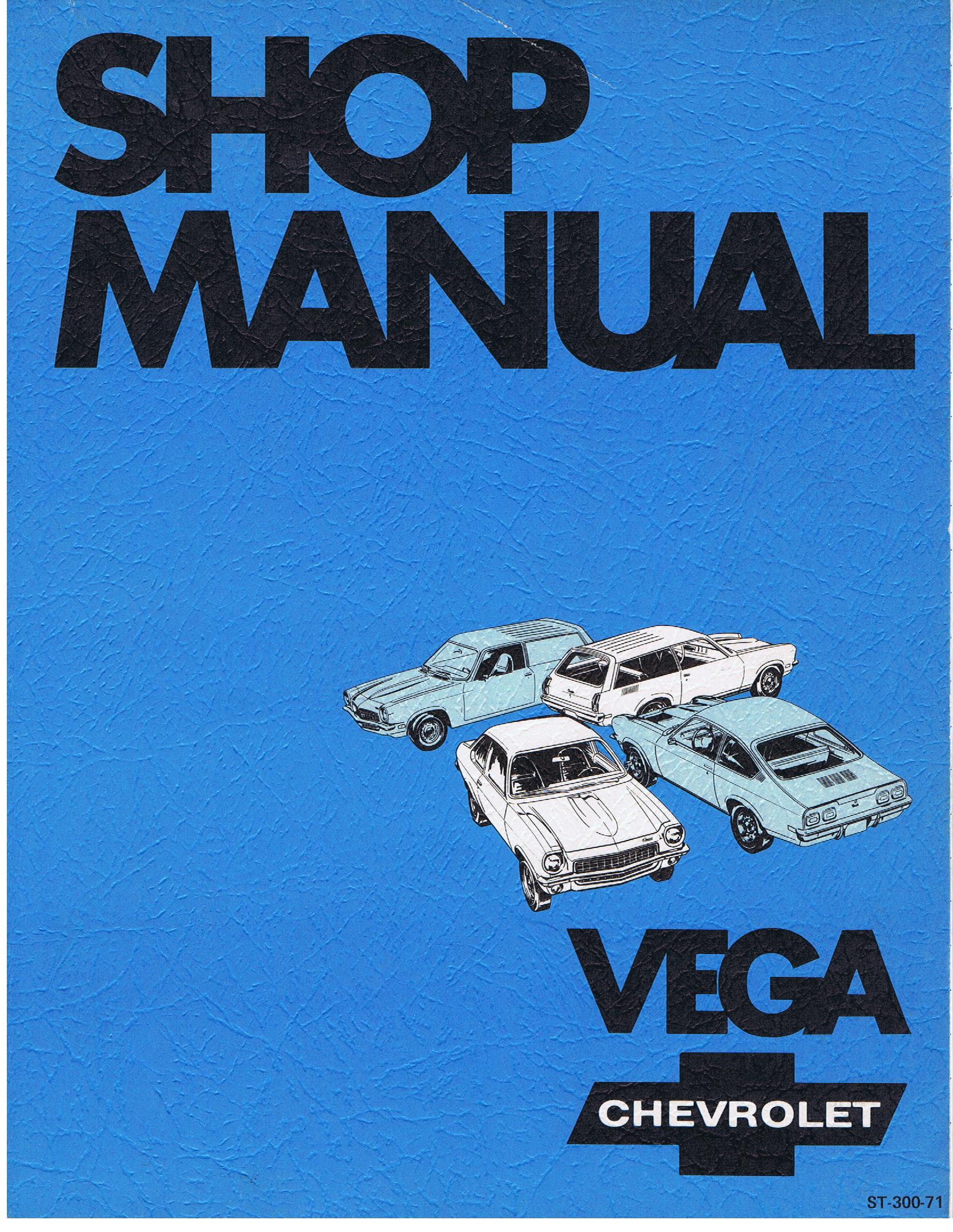 1971 Chevrolet Vega Shop Manual