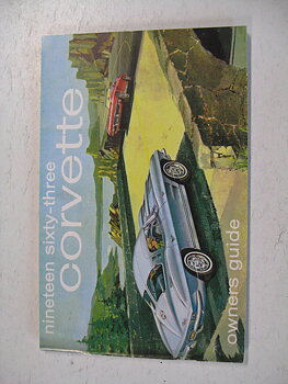 1963 Chevrolet Corvette Owners Guide