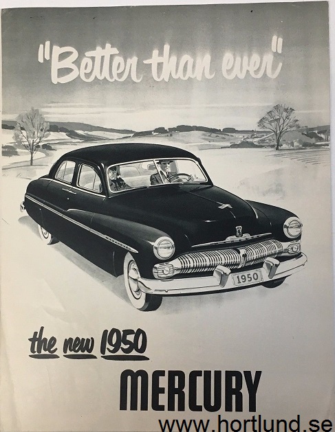1950 Mercury broschyr, Better than ever ...
