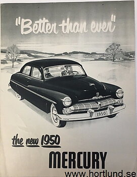 1950 Mercury broschyr, Better than ever ...