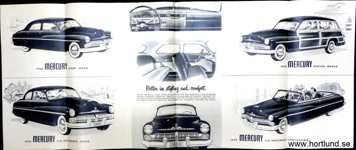 1950 Mercury broschyr, Better than ever ... - 2