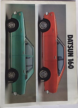 1981 Datsun 160 J broschyr