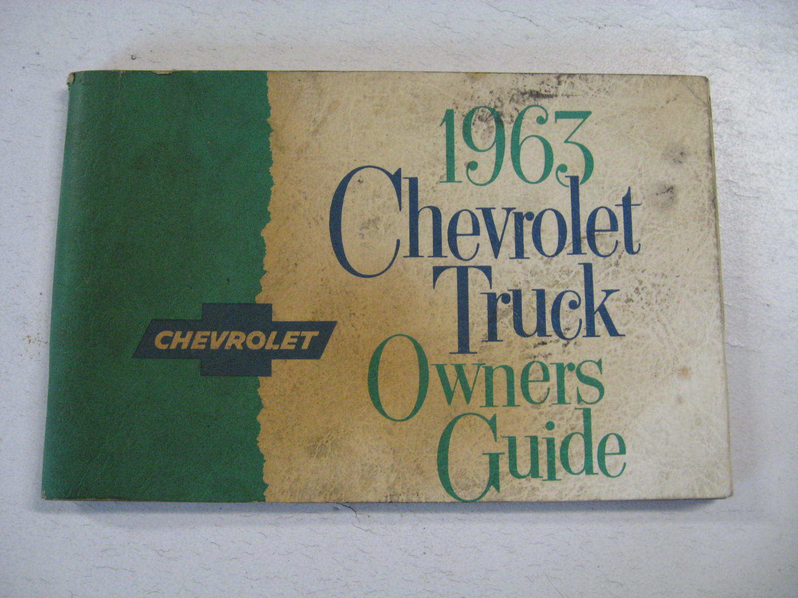 1963 Chevrolet Truck Owners Guide