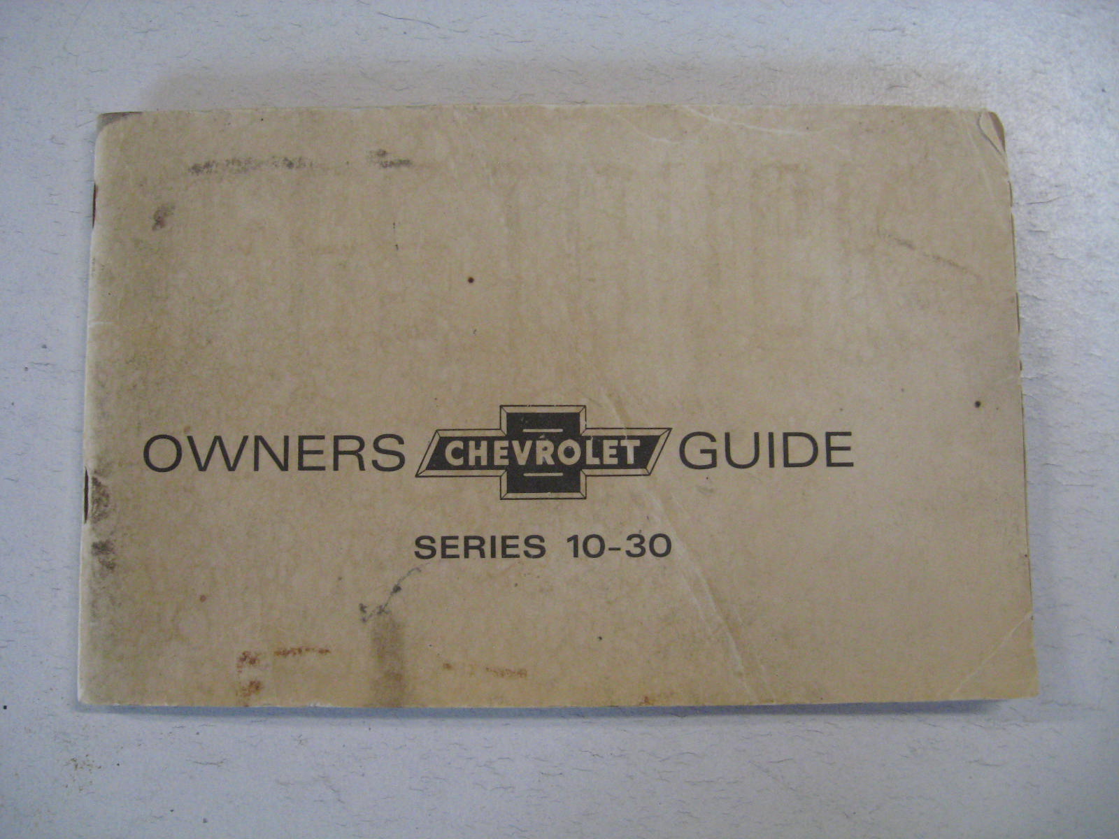 1965 Chevrolet Truck Owners Guide Series 10 - 30