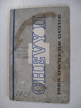 1965 Chevrolet Chevy II Owners Guide