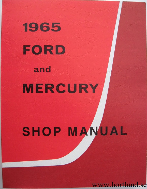 1965 Ford and Mercury Shop Manual