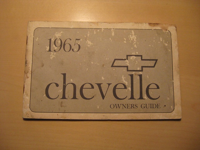 1965 Chevrolet Chevelle Owners Guide