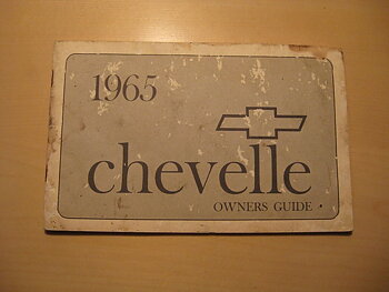 1965 Chevrolet Chevelle Owners Guide
