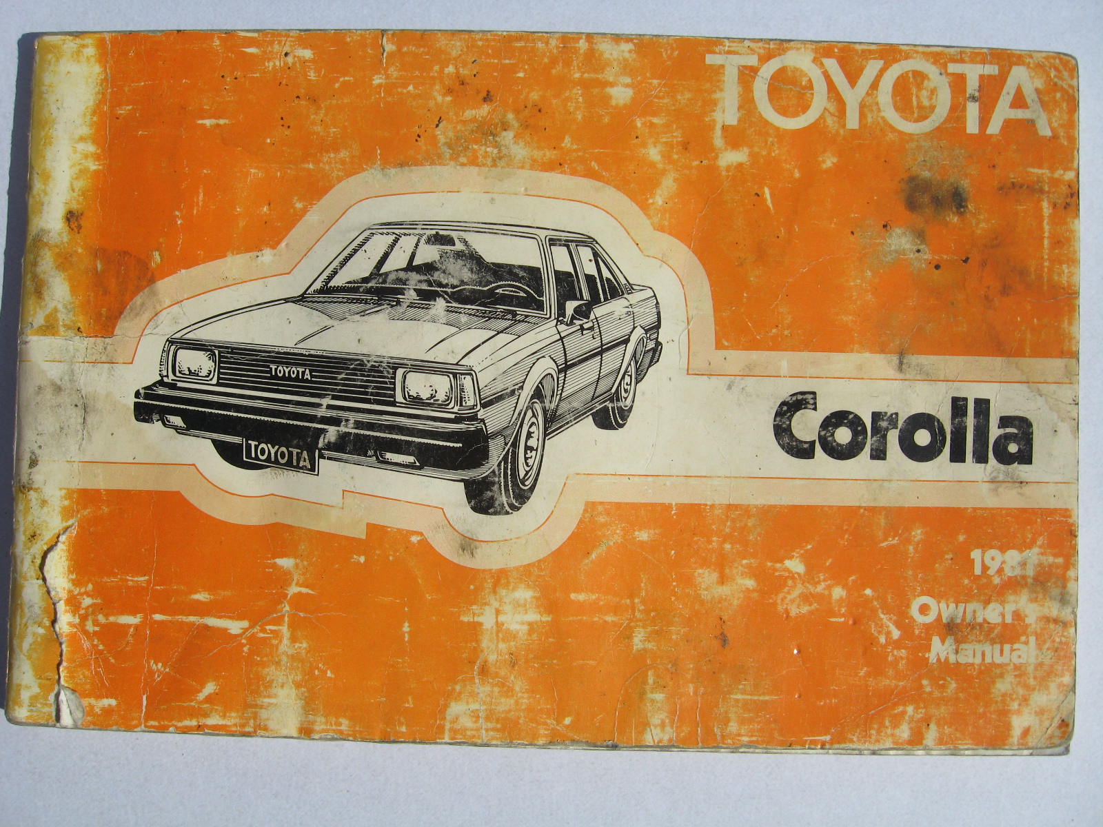 1981 Toyota Corolla Owner's Manual