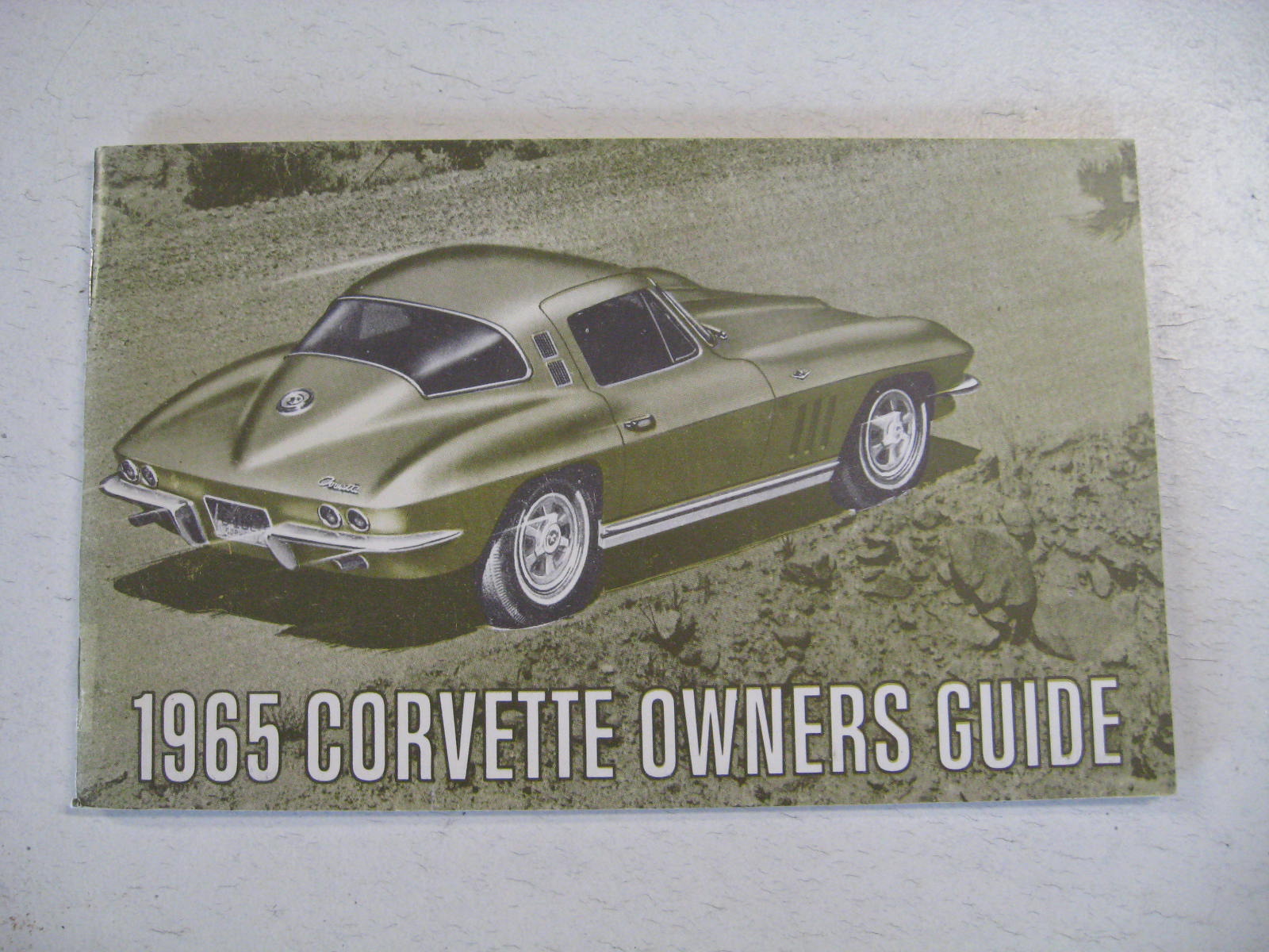 1965 Chevrolet Corvette Owners Guide Nytryck