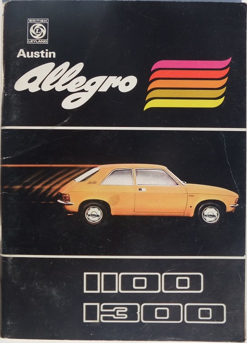 1974 Austin Allegro 1100 1300 Instruktionsbok