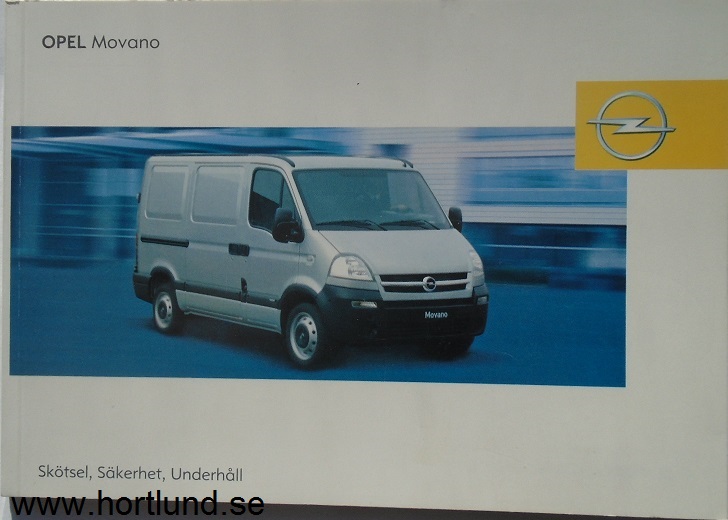 2004 Opel  Movano Handbok