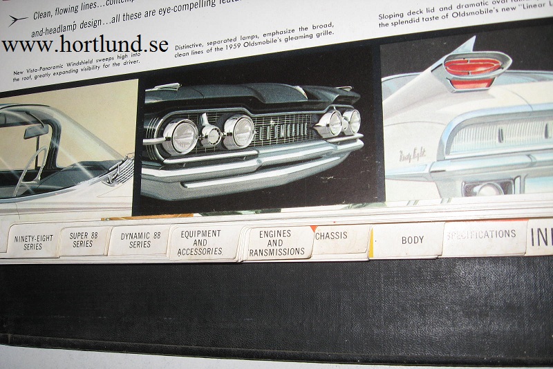 1959 Oldsmobile Dealer Album Models Features Facts - 3