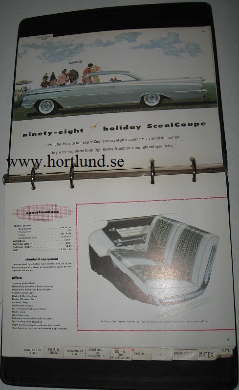 1959 Oldsmobile Dealer Album Models Features Facts - 2