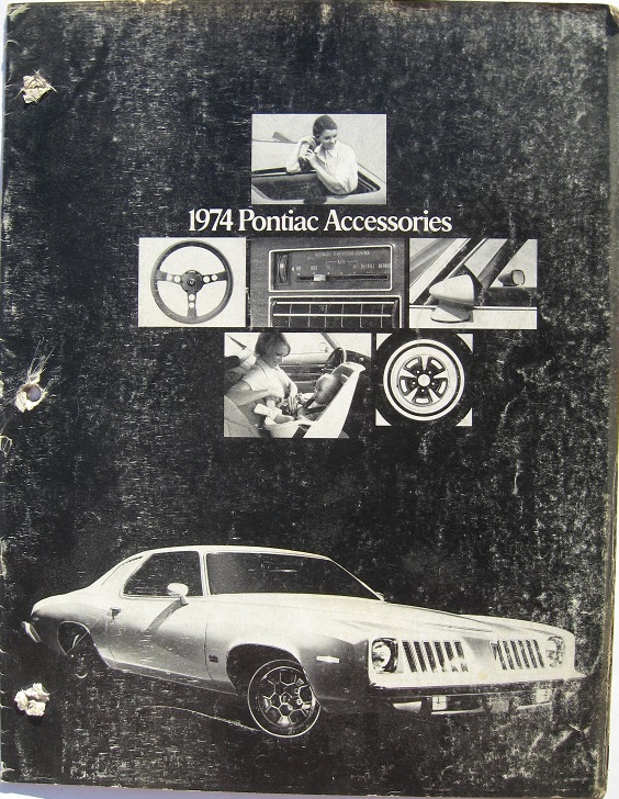 1974 Pontiac Accessories stor broschyr