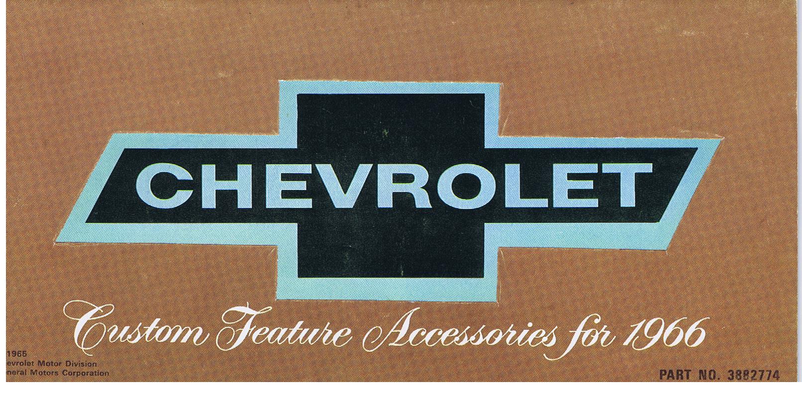 1966 Chevrolet Custom Features Accessories for 1966