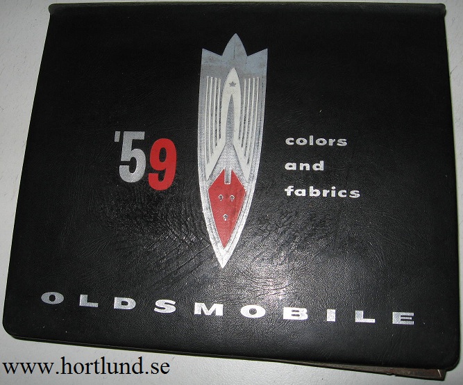 1959 Oldsmobile Dealer Album Colors and Fabrics