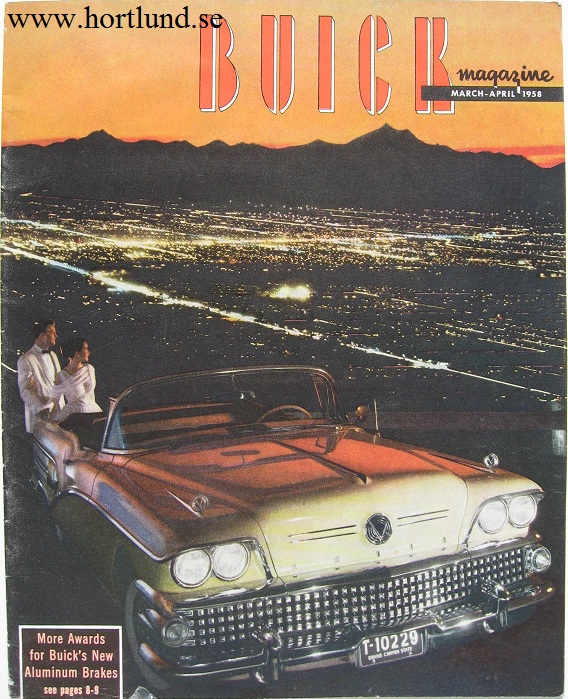 1958 Buick magazine march - april 1958