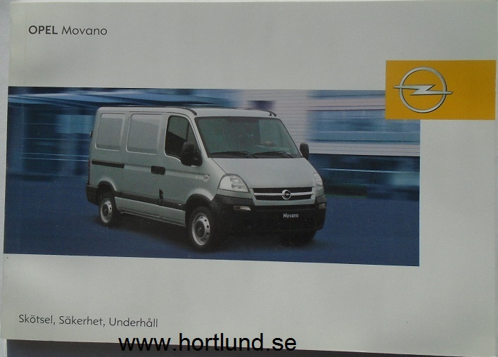 2005  Opel Movano Handbok