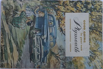 1951 - 1952 Plymouth Instruktionsbok original