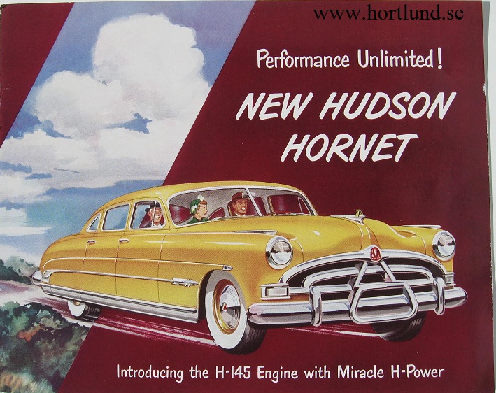 1951 Hudson Hornet broschyr
