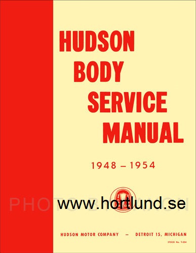 1948 - 1954 Hudson Body Service Manual