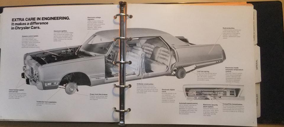 1973 Chrysler & Imperial Data Book and Car Selector Dealer Album - 4