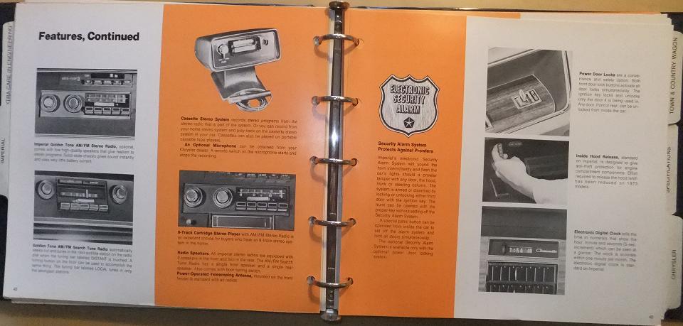 1973 Chrysler & Imperial Data Book and Car Selector Dealer Album - 7
