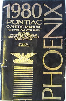 1980 Pontiac Phoenix Owner's Manual