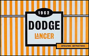 1962 Dodge Lancer Operating Instructions