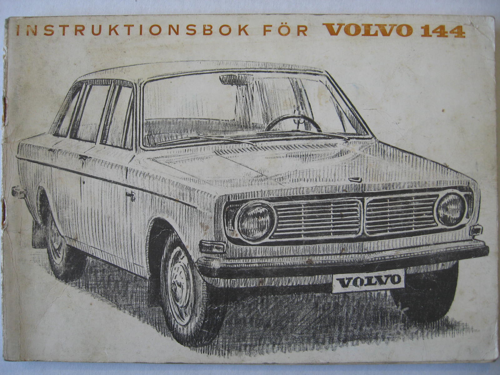 1967 Volvo 144 Instruktionsbok