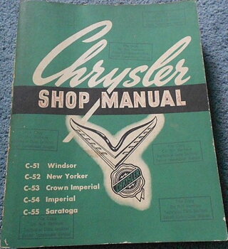1951 - 1952 Chrysler och Imperial Shop Manual