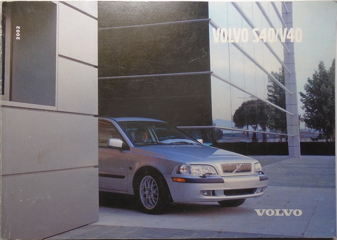 2002 Volvo S40 / V40 Instruktionsbok