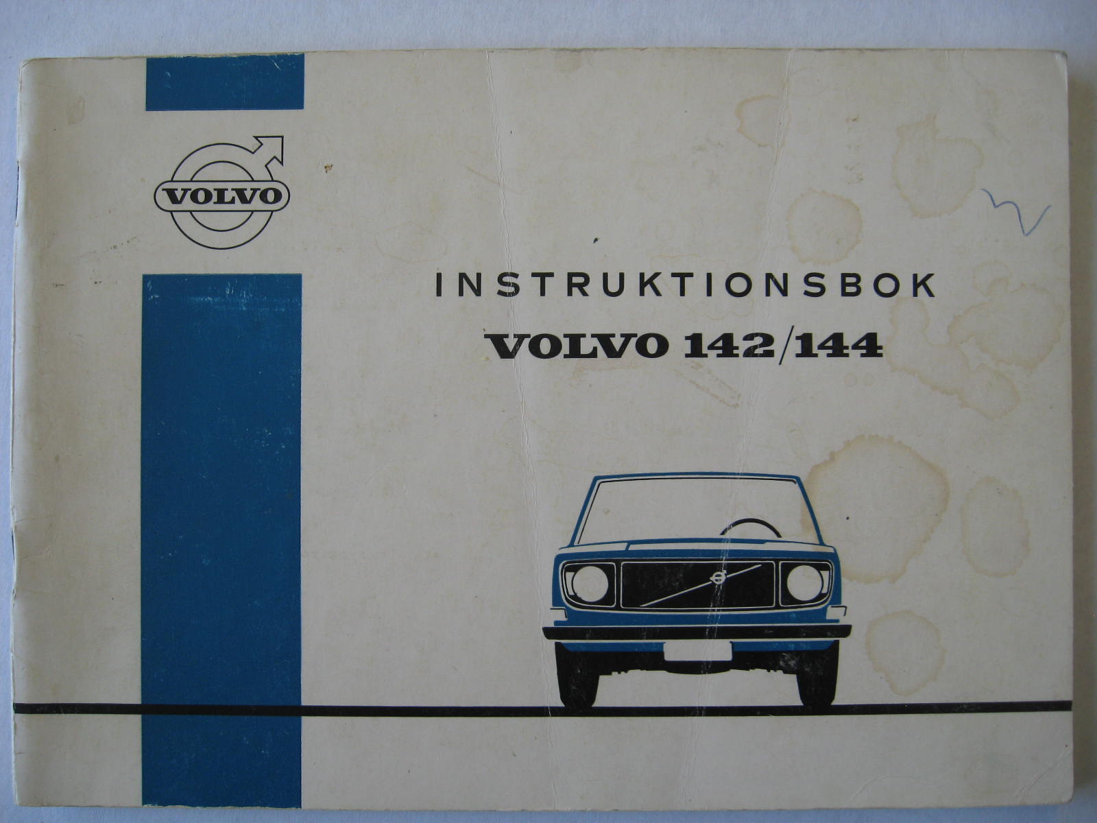 1972 Volvo 142/144 Instruktionsbok