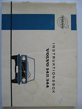1972 Volvo 142/144 Instruktionsbok