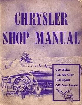 1953 Chrysler och Imperial Shop Manual