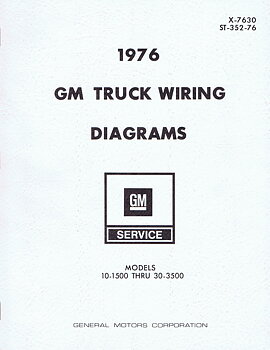 1976 GM Truck Wiring Diagrams Chevrolet och GMC