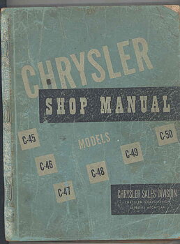 1949 - 1950 Chrysler Shop Manual