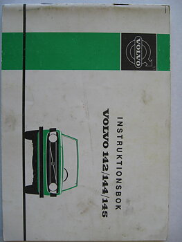 1974 Volvo 142/144/145 Instruktionsbok
