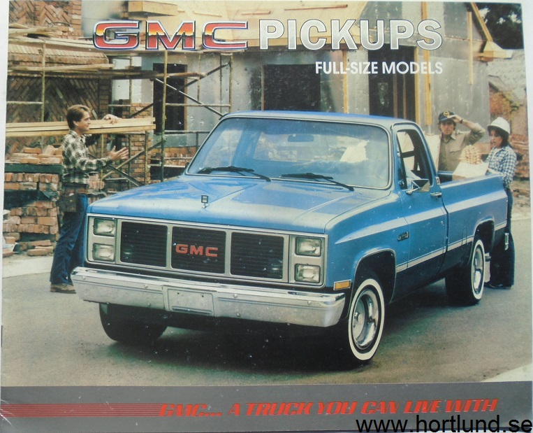 1985 GMC Pickups Broschyr