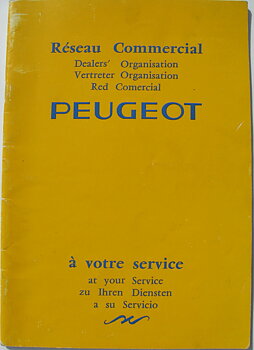 1971 Peugeot återförsäljare