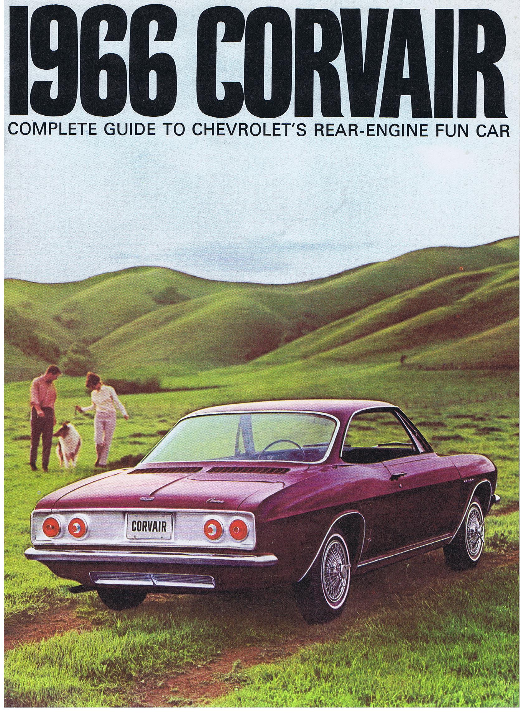 1966 Chevrolet Försäljningsbroschyr Corvair